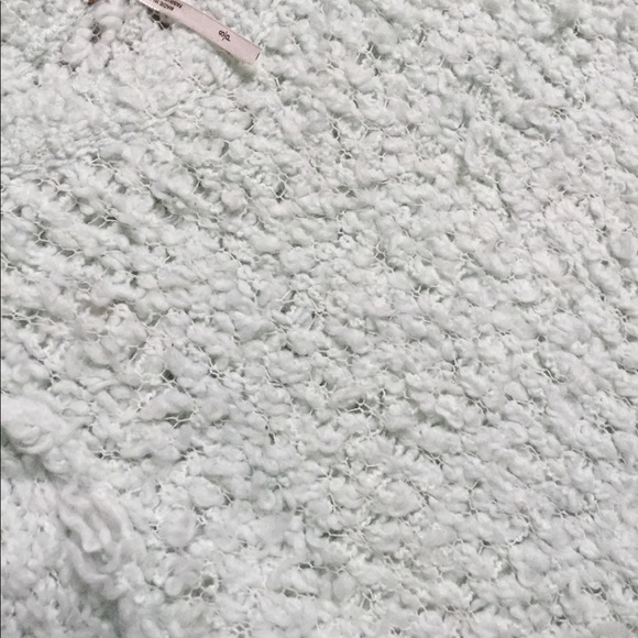 NWOT FreePeople fuzzy mint green polarbear sweater - Picture 7 of 8